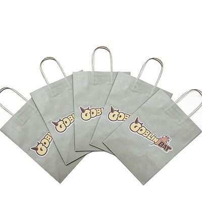 Versatile Kraft Paper Handle Bags Reusable Kraft Paper Bags With Twisted Handles