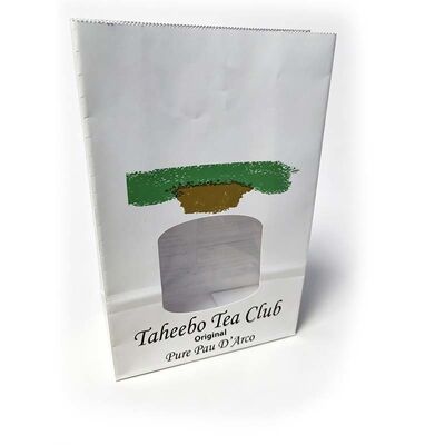 Eco Friendly Tea Paper Packaging Bag White Custom Stand Up Pouches Moisture Proof