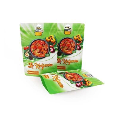 Custom Printed Stand UP Pouch Resealable High Barrier Pouches With Zipper Hang Hole
