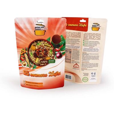 Custom Printed Stand UP Pouch Resealable High Barrier Pouches With Zipper Hang Hole