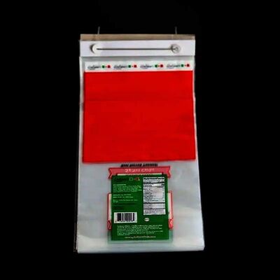 Customized Plastic Wicketed Bags Lightweight Clear Plastic Bread Bags Tear Resistant For Supermarket