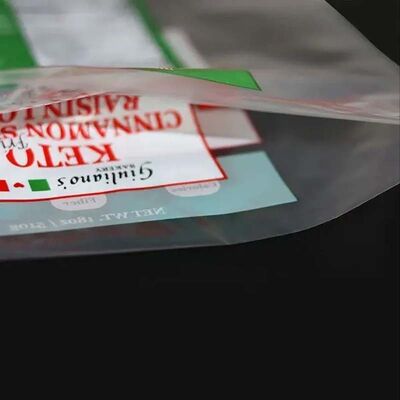 Customized Plastic Wicketed Bags Lightweight Clear Plastic Bread Bags Tear Resistant For Supermarket