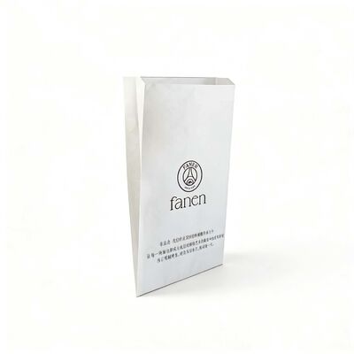 Grease Resistant Satchel Paper Bag Eco Friendly Paper Hot Dog Bags White