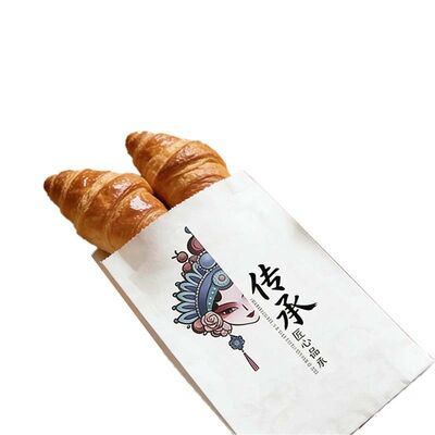 Eco Friendly Satchel Paper Bag Biodegradable Pinch Bottom Open Mouth Bag