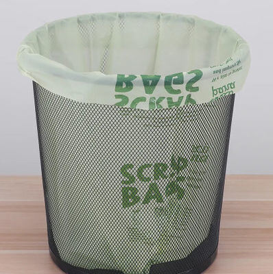 Eco Friendly Biodegradable Compostable Trash Bags Green White Kitchen Garbage Bags