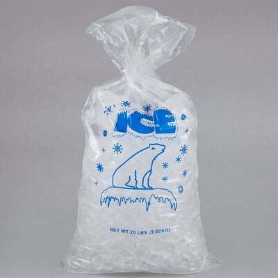 Leak Proof Recyclable Plastic Bag Durable Ice Cube Storage Bags
