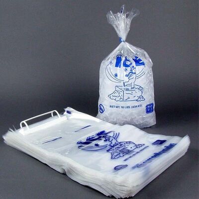 Leak Proof Recyclable Plastic Bag Durable Ice Cube Storage Bags