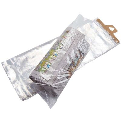 Recyclable Plastic Door Knob Bags Disposable Clear Door Hanger Bags For Takeout Menu