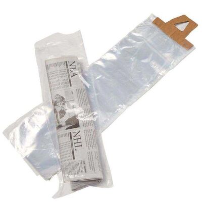 Recyclable Plastic Door Knob Bags Disposable Clear Door Hanger Bags For Takeout Menu