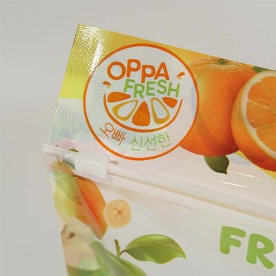 PE Plastic Fruit Packaging Bags Ventilated Fresh Produce Bags