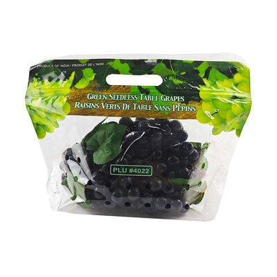 High Clarity Micro Perforated Bag Custom Printed Vented Produce Pouch With Handle
