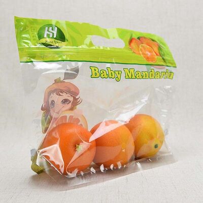 Custom Printed Vented Plastic Produce Bags Leakproof Fresh Fruit Bag Tear Resistant