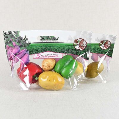 Custom Printed Vented Plastic Produce Bags Leakproof Fresh Fruit Bag Tear Resistant