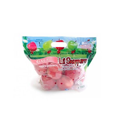 Anti Fog Vented Produce Bags High Clarity Fresh Fruit Bags Die Cut Handle