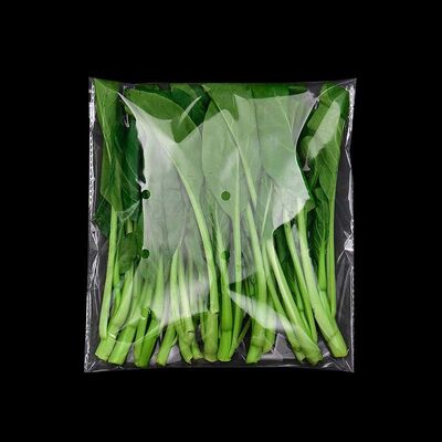 Custom Size Perforated Bag Self Adhesive Food Safe Clear Bags Anti Fog