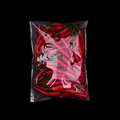 Custom Size Perforated Bag Self Adhesive Food Safe Clear Bags Anti Fog