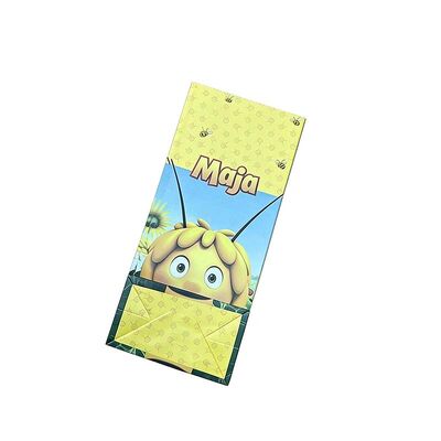 Sturdy Custom Logo Paper Bags Recyclable Stand Up Kraft Paper Bags Eco Friendly For Retail Takeaway