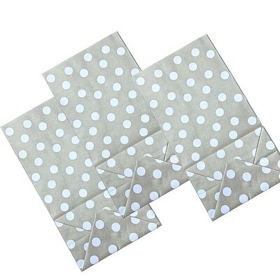 Sturdy Custom Logo Paper Bags Recyclable Stand Up Kraft Paper Bags Eco Friendly For Retail Takeaway