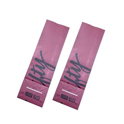 Custom Printed Size SOS Paper Bags Biodegradable Open Paper Bags Recyclable