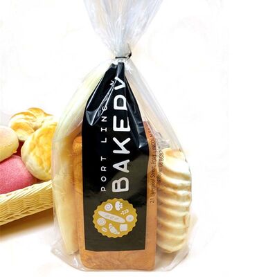 Custom Logo Clear Twist Tie Bags Moisture Resistant Bread Plastic Bags Food Grade
