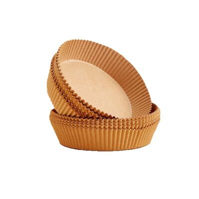Greaseproof Air Fryer Papers Durable Circular Air Fryer Liners Disposable