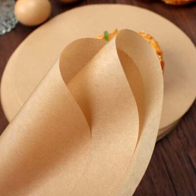 Round Air Fryer Paper Liners Food Grade Air Fryer Parchment Paper High Temperature Resistant