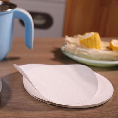 Disposable Food Wrapping Paper White Food Parchment Paper Round