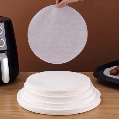 Disposable Food Wrapping Paper White Food Parchment Paper Round