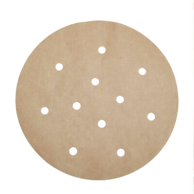 White Disposable Air Fryer Liners Customized Perforated Parchment Paper Durable