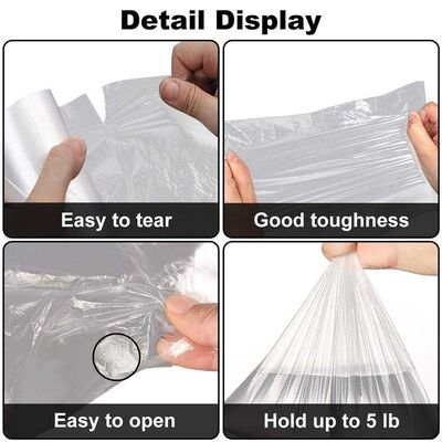 Food Grade Plastic Roll Bags Transparent Supermarket Plastic Bag Roll Moisture Resistant