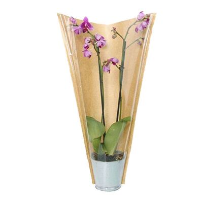 Customized Kraft Paper Flower Sleeves Breathable Paper Bouquet Sleeves Eco Friendly