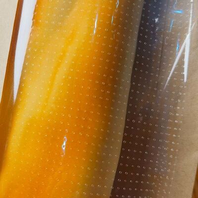 Micro Perforated Paper Baguette Sleeves Food Grade Paper Satchel Bag Brown