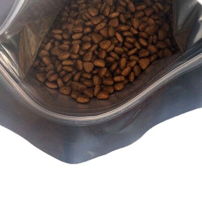 Customized Pet Food Packaging Bag Eight-Side Seal Composite Zipper Plastic Bag