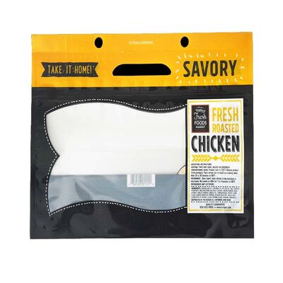 Plastic Printed Roast Chickens Baked Packaging Stand Up Pouch With Zipper Lock Waterproof Hot Food Safe