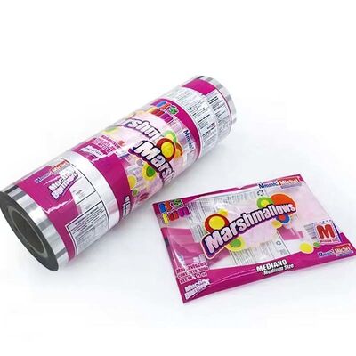 Custom Printed Food Packaging Roll Film Oxygen Barrier Laminated Roll For Snack Automatic Packing