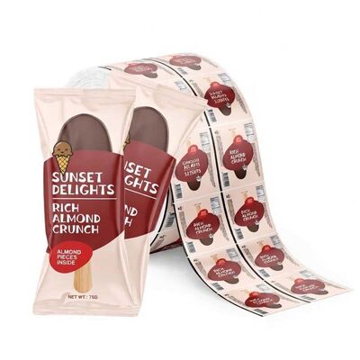 Custom Printed Food Packaging Roll Film Oxygen Barrier Laminated Roll For Snack Automatic Packing