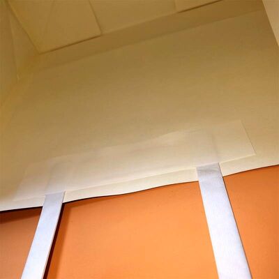 Solid Thick Kraft Paper Tote Bags Multi Color Option Heavy Duty Packaging For Bakery Takeaway Restaurant Gift