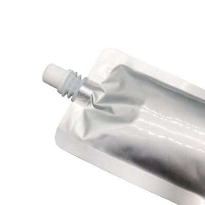 Custom Printed Matte Aluminum Spout Pouches Leak Proof For Juice Wine Liquid Food Storage