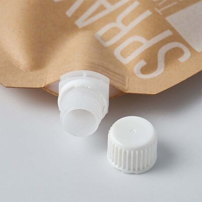 Custom Printed Aluminum Foil Spout Pouches With Handle Leak Proof Liquid Packaging Bags For Juice Wine Food Storage