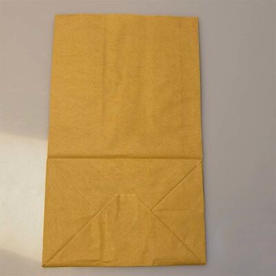 Stand Up Brown Kraft Paper Bags With Clear Window Food Grade For Bakery Bread Cookie Packaging