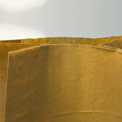 Stand Up Brown Kraft Paper Bags With Clear Window Food Grade For Bakery Bread Cookie Packaging