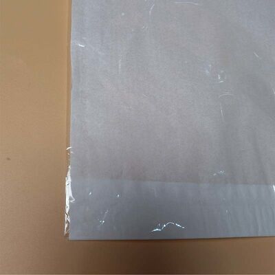 White Kraft Paper Composite Window Flat Bottom Bag Heat Sealable For Bakery Bread Snack Packaging