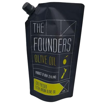 Custom Printed Black Aluminum Foil Spout Stand Up Pouches High Barrier For Edible Oil Packaging