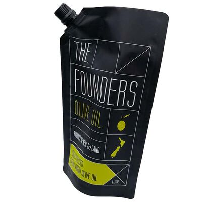Custom Printed Black Aluminum Foil Spout Stand Up Pouches High Barrier For Edible Oil Packaging