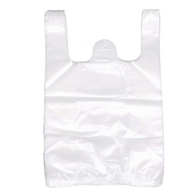 T‑Handle Perforated Roll Produce Bags Tear‑Off PE Plastic Grocery Bags for Fruit Vegetable Food Packaging