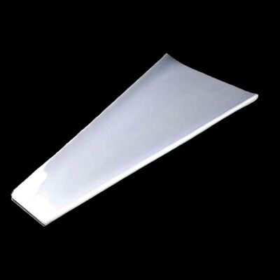 Recyclable Clear PE Cone Flower Sleeves Eco Friendly Plastic Bags For Valentine Rose Packaging